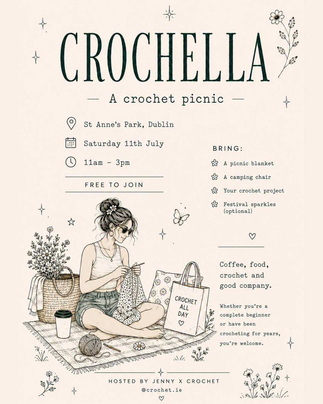 Crochella - Free Crochet Picnic