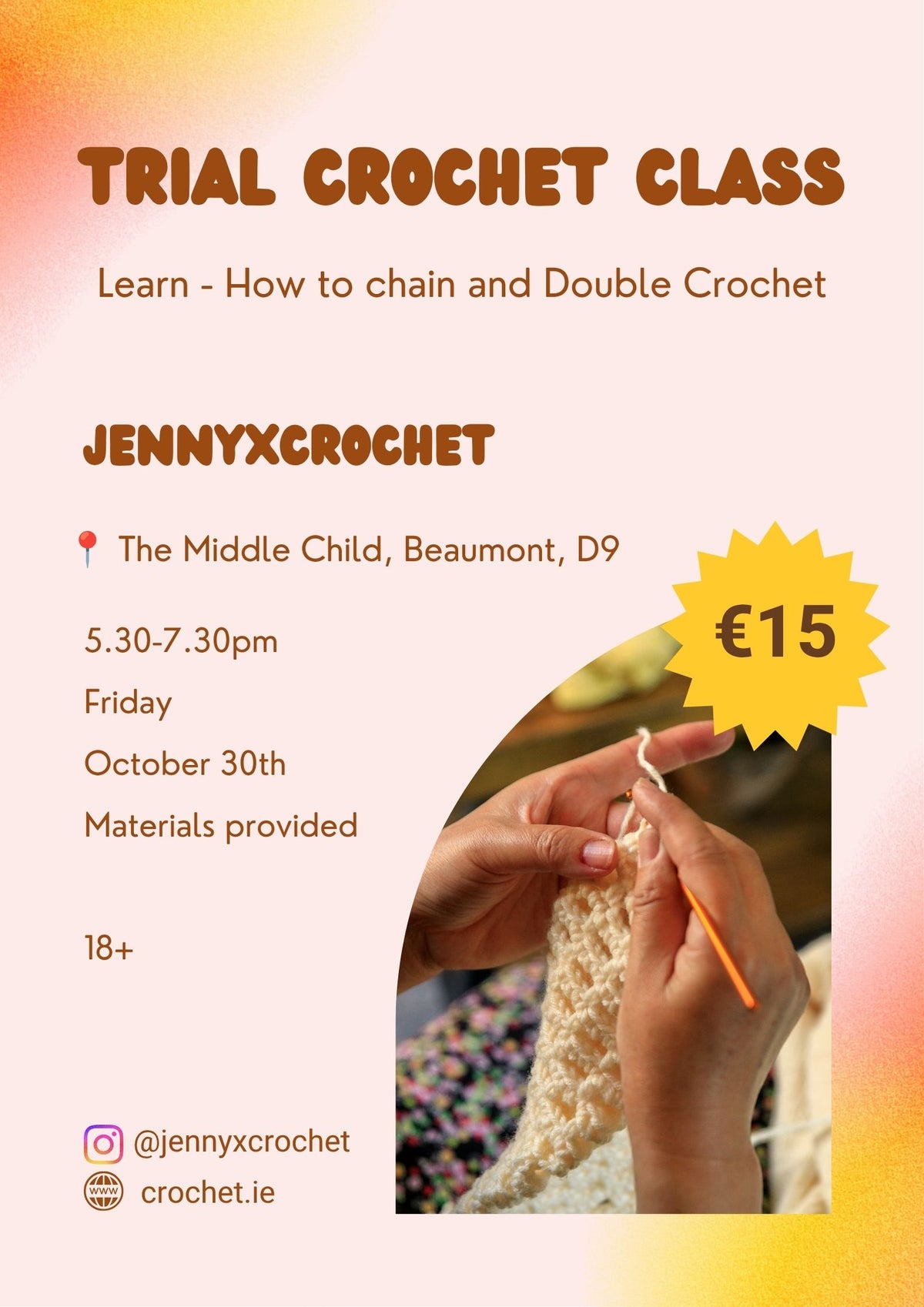 Friday October 30th Trial Class | The Middle Child