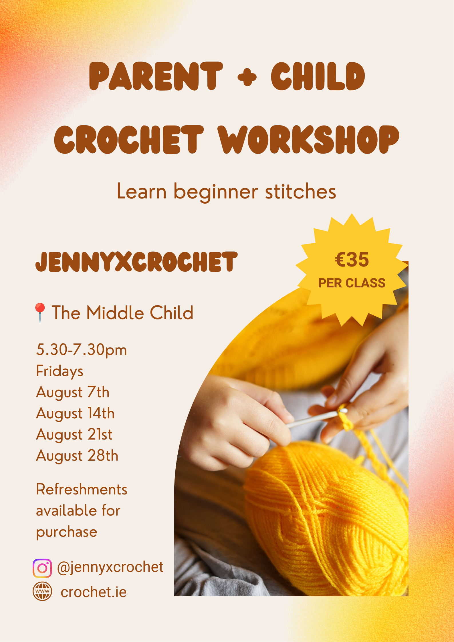 Parent and Child - Fridays @ The Middle Child